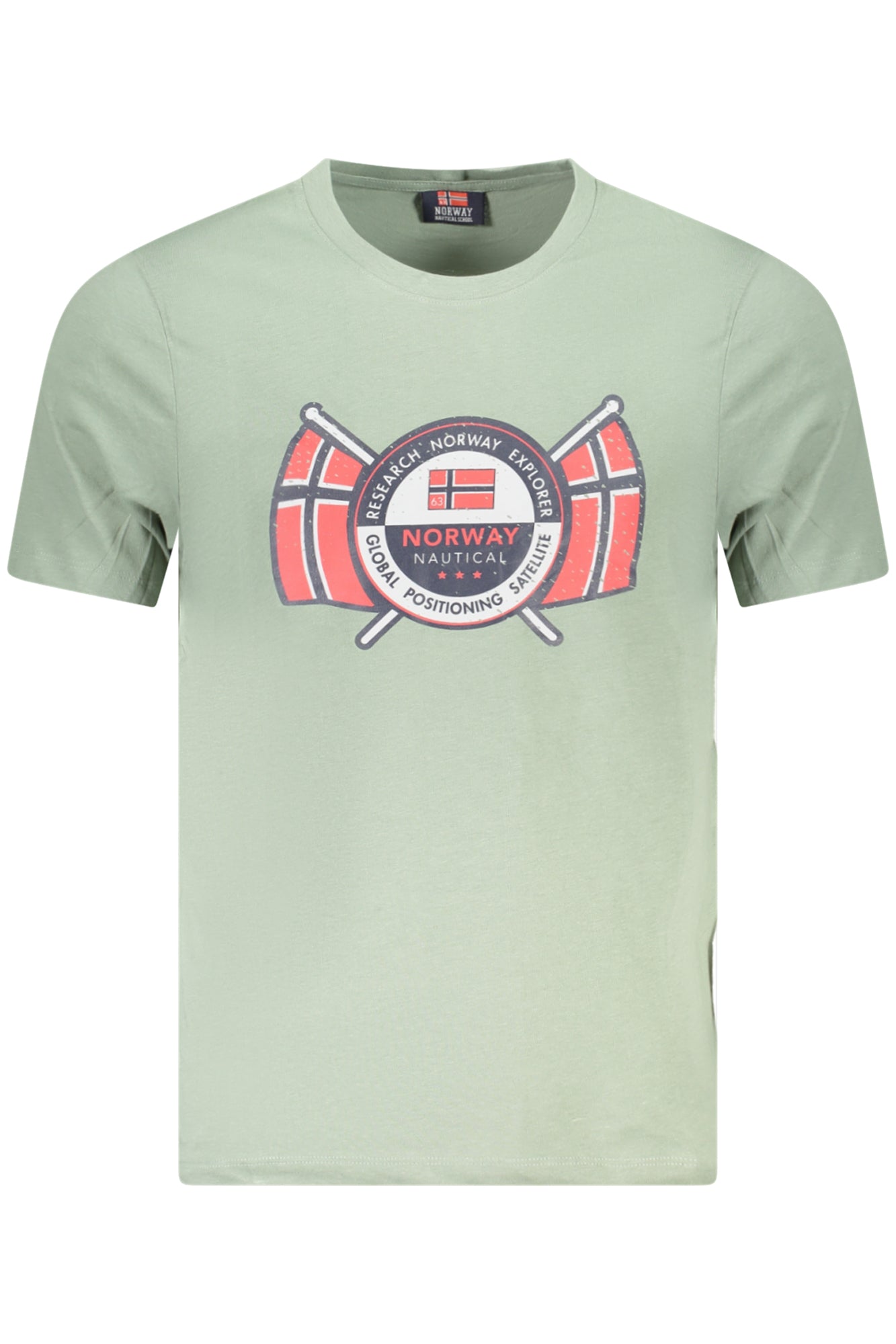NORWAY 1963 T-Shirt Herren Grün – Kurzarm Shirt aus 100% Baumwolle Grün