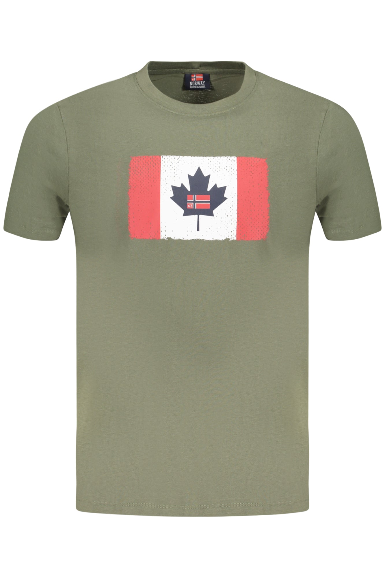 NORWEGEN 1963 HERREN KURZARM T-SHIRT GRÜN Hauptbild