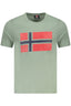 NORWEGEN 1963 HERREN KURZARM T-SHIRT GRÜN