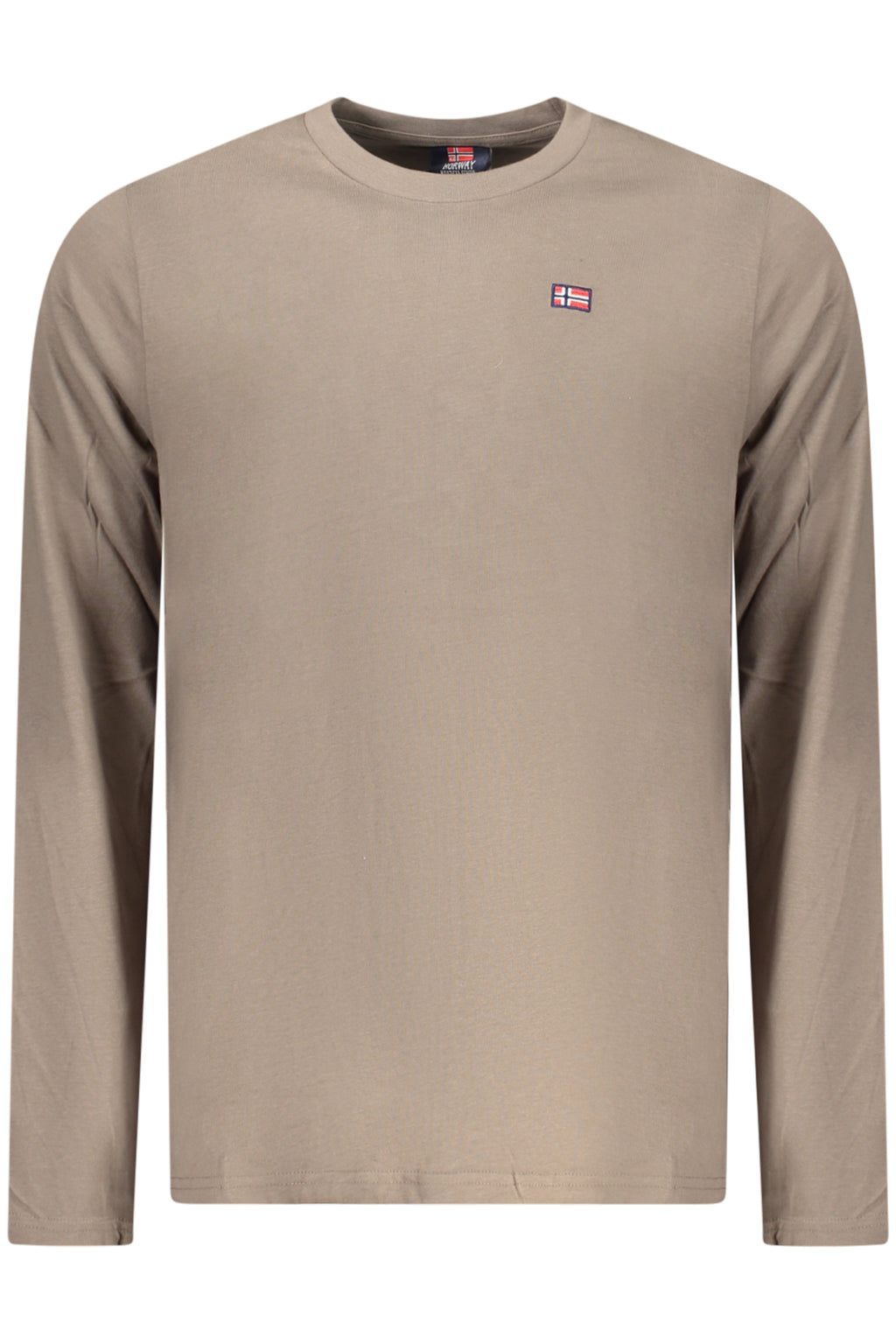 NORWEGEN 1963 HERREN LANGARM T-SHIRT BRAUN