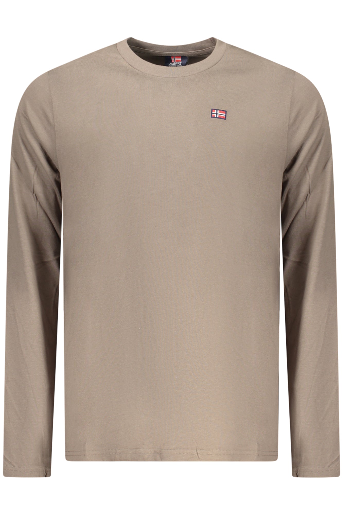 NORWEGEN 1963 HERREN LANGARM T-SHIRT BRAUN