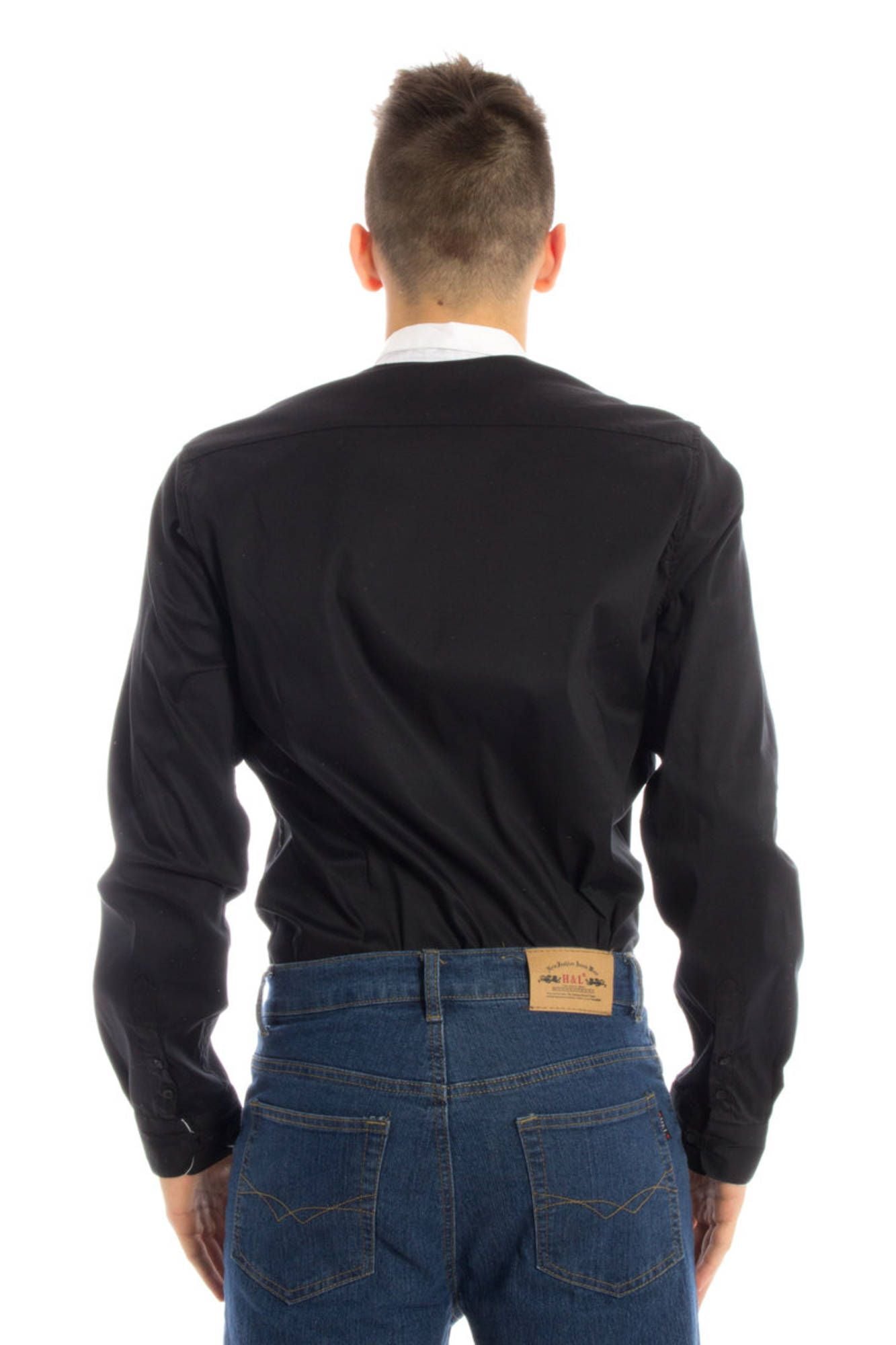 SCHWARZES LANGARMHEMD FÜR HERREN VON PAPETE Zweitbild