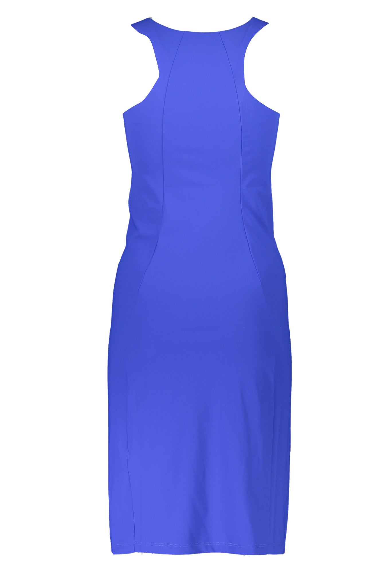 PATRIZIA PEPE Damen Kleid Schwarz – Langes Design mit breiten Trägern | Italienische Qualität Blau