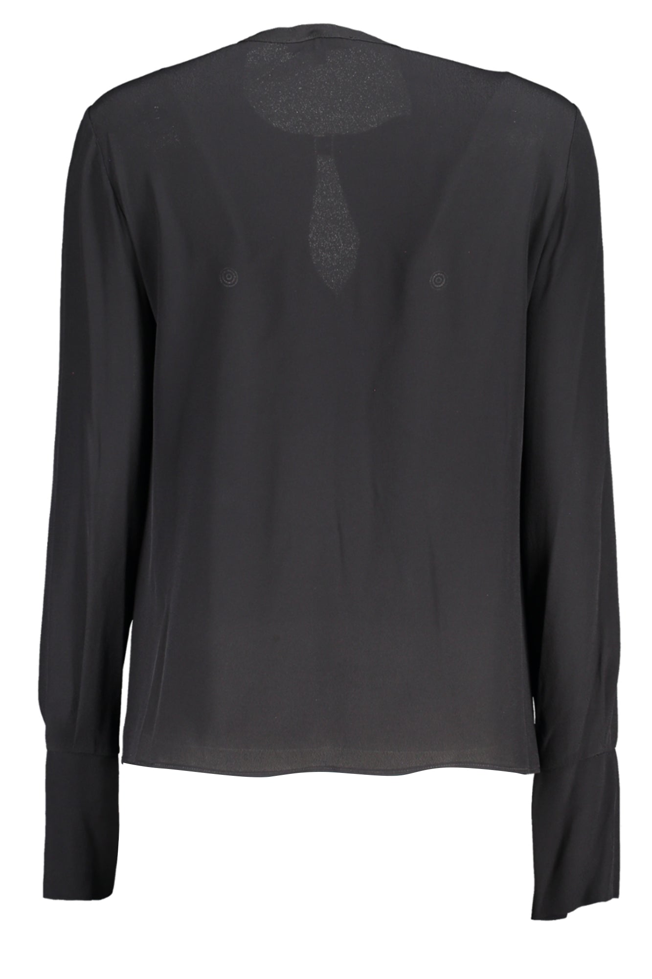PATRIZIA PEPE Damen Langarmhemd Schwarz – Viskose Bluse aus Italien | soulluna.de Schwarz