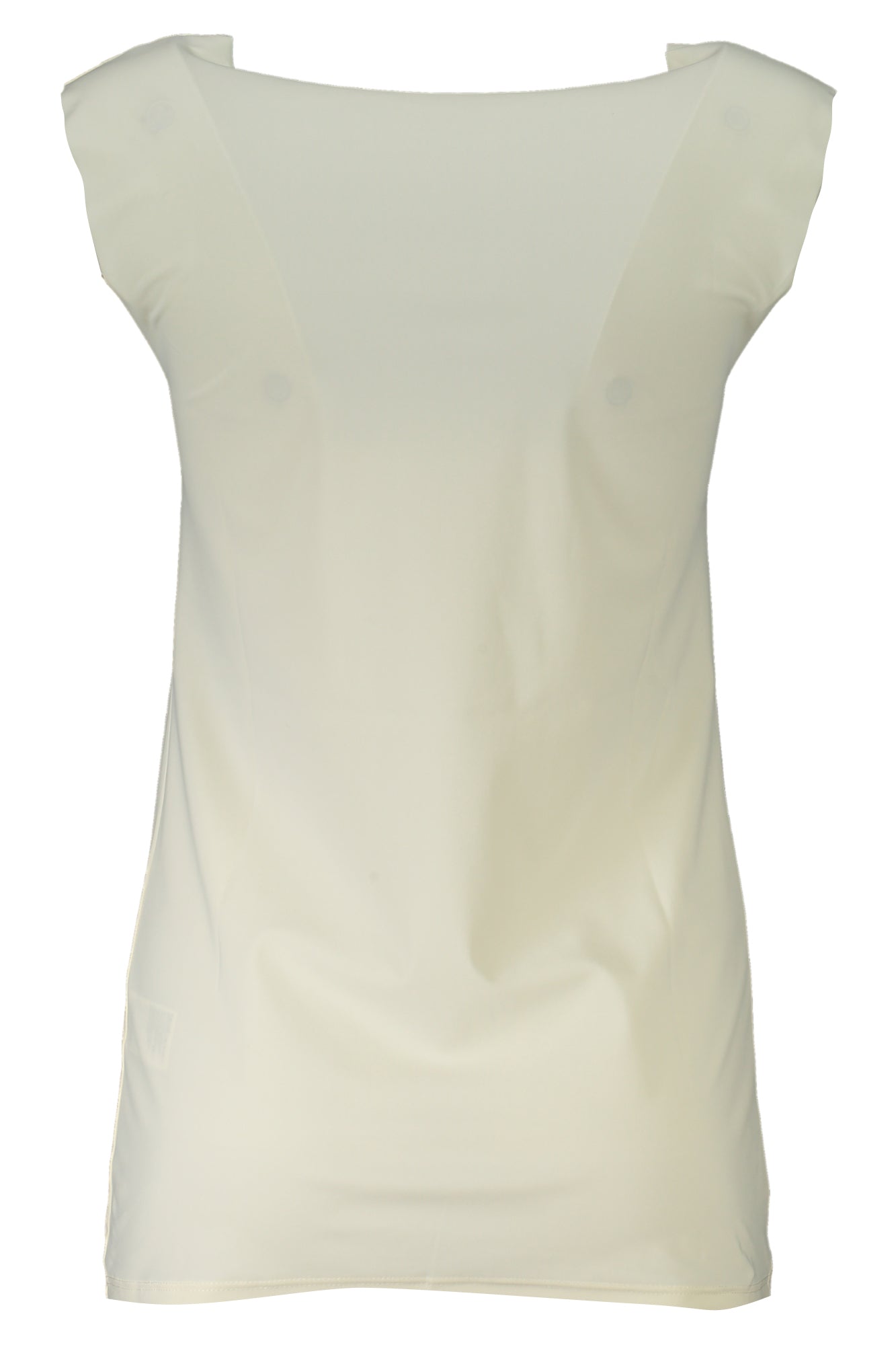 PATRIZIA PEPE Damen Tanktop Schwarz – Laserschnitt Design aus Italien | soulluna.de Weiß