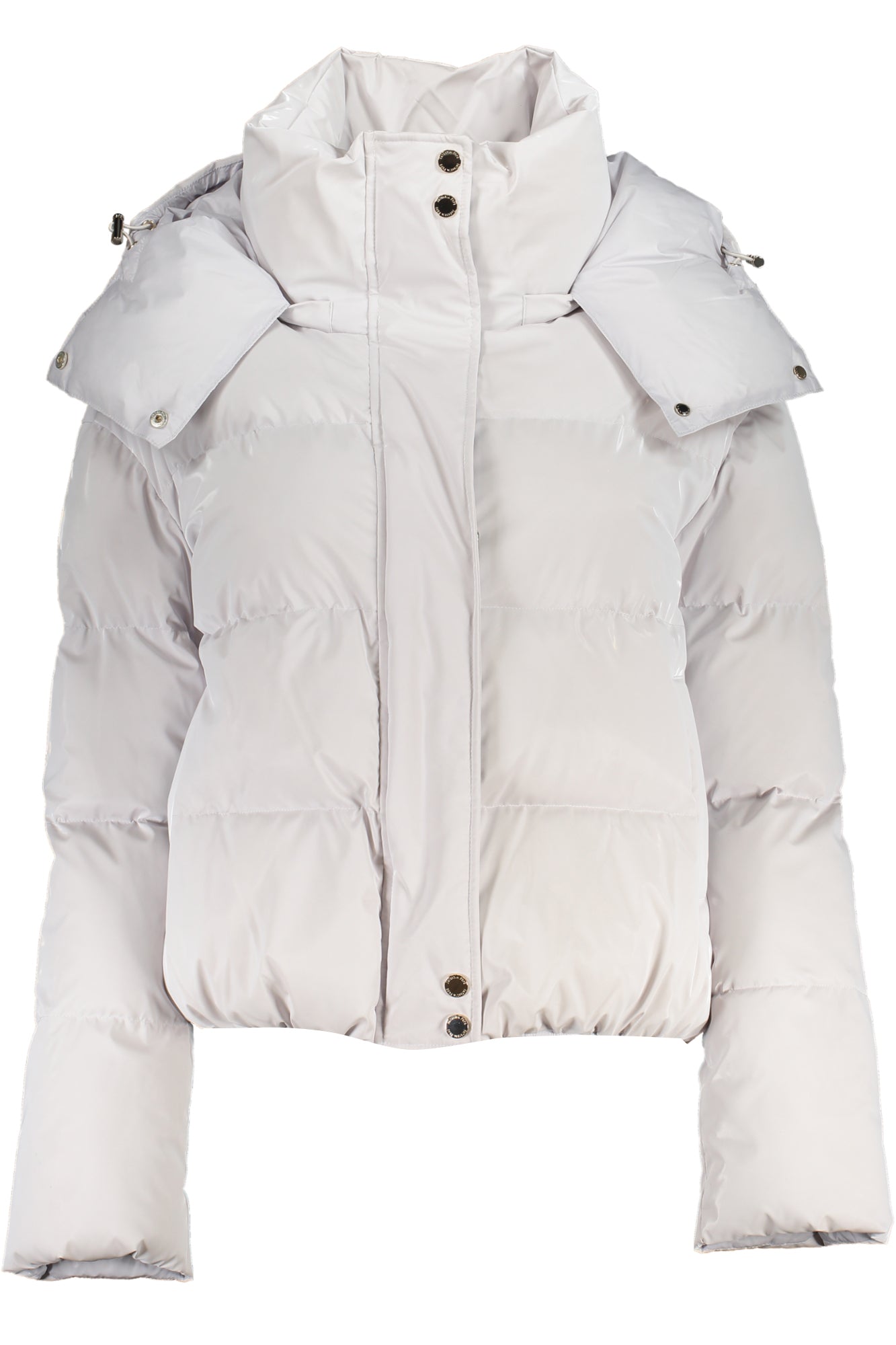 Patrizia Pepe Weisse Damenjacke – Langlebige Winterjacke mit Kapuze Weiß