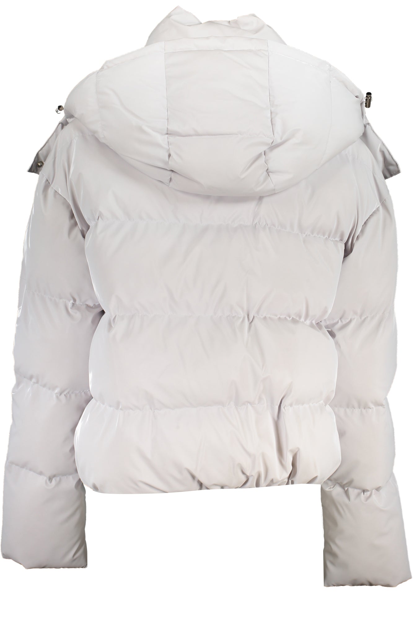Patrizia Pepe Weisse Damenjacke – Langlebige Winterjacke mit Kapuze Weiß