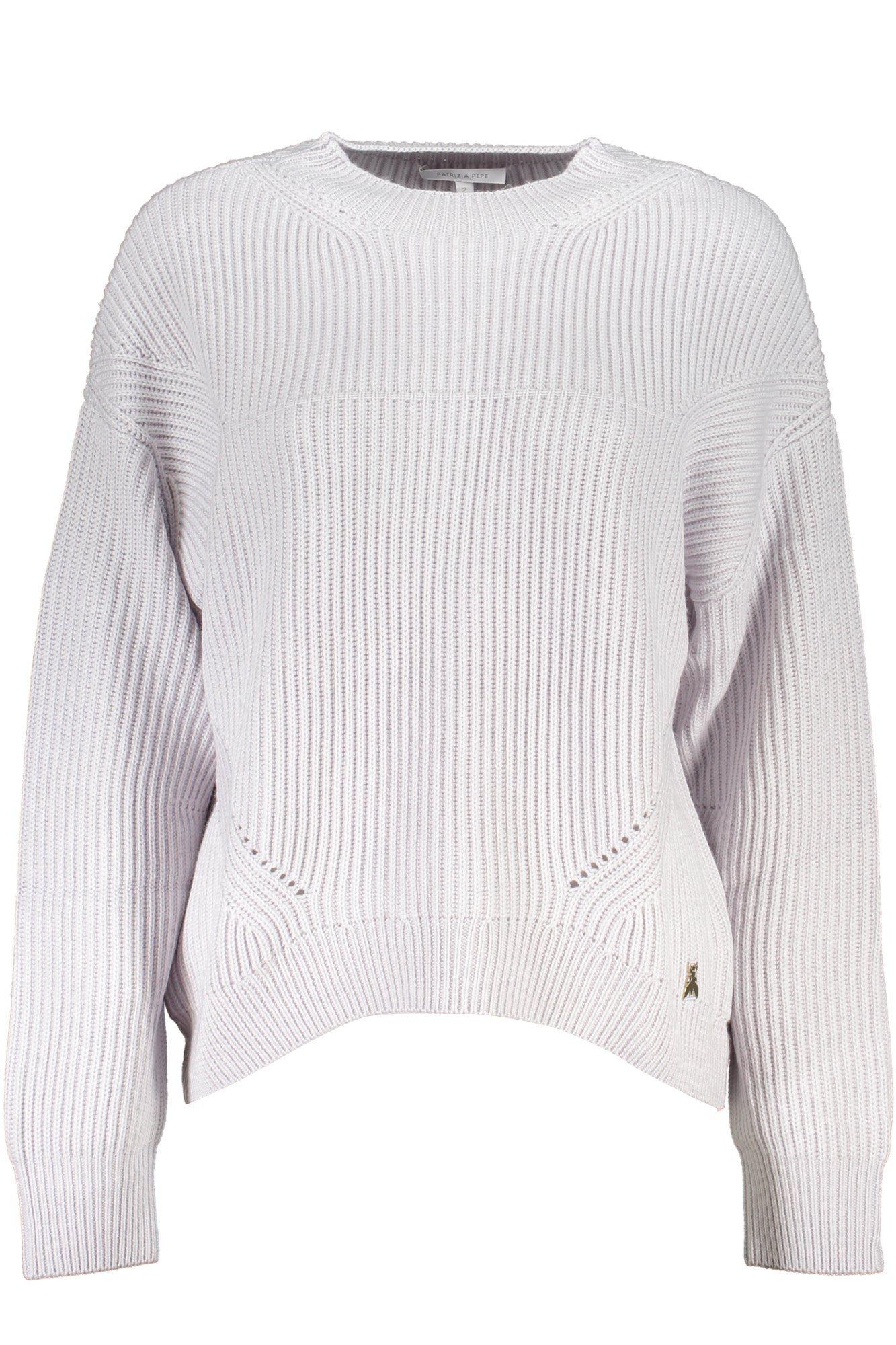 PATRIZIA PEPE Damenpullover Grau – Langärmliger Rollkragen für Herbst/Winter Grau