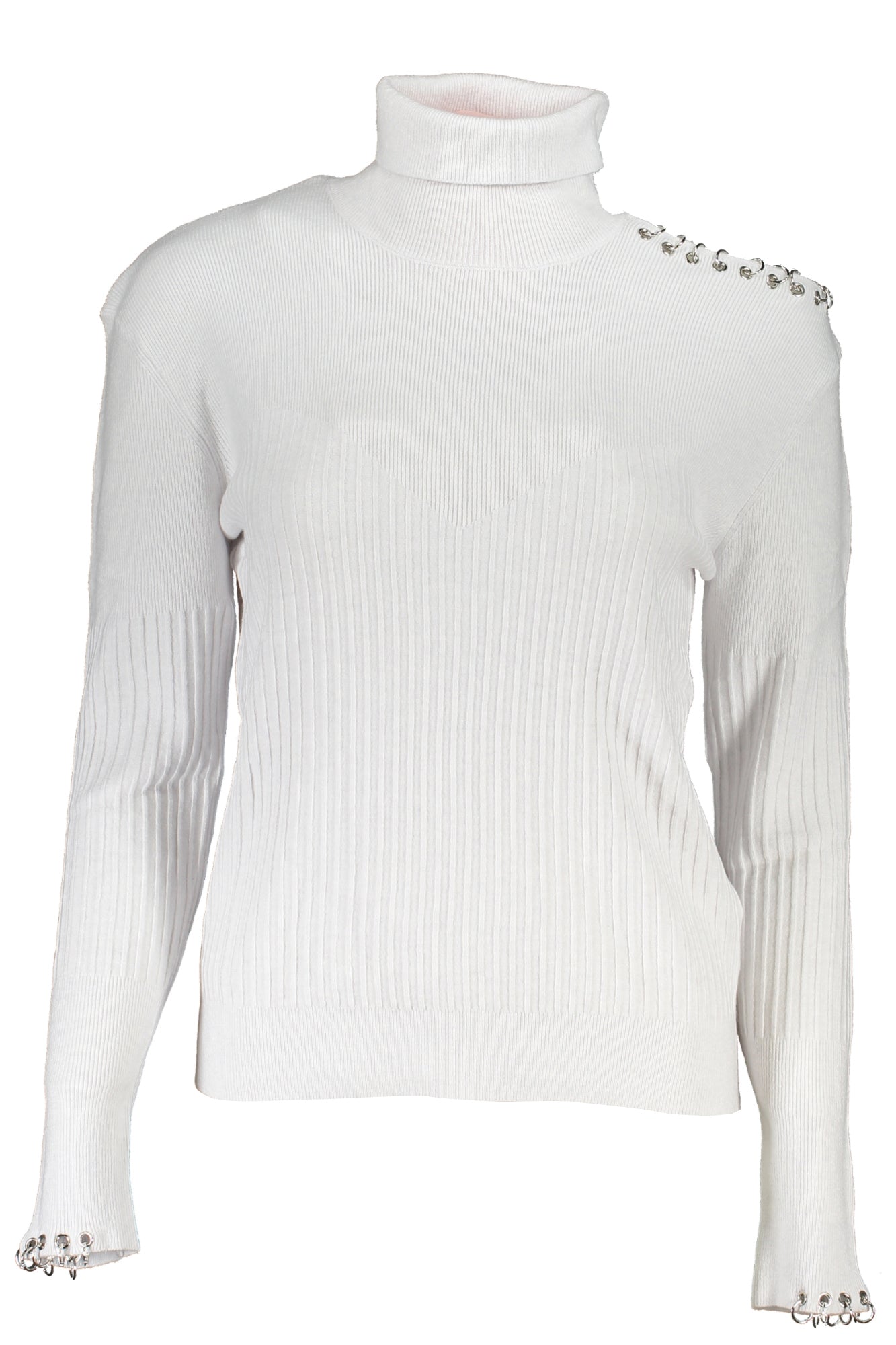 PATRIZIA PEPE Damenpullover Grau – Langärmliger Rollkragen für Herbst/Winter Grau