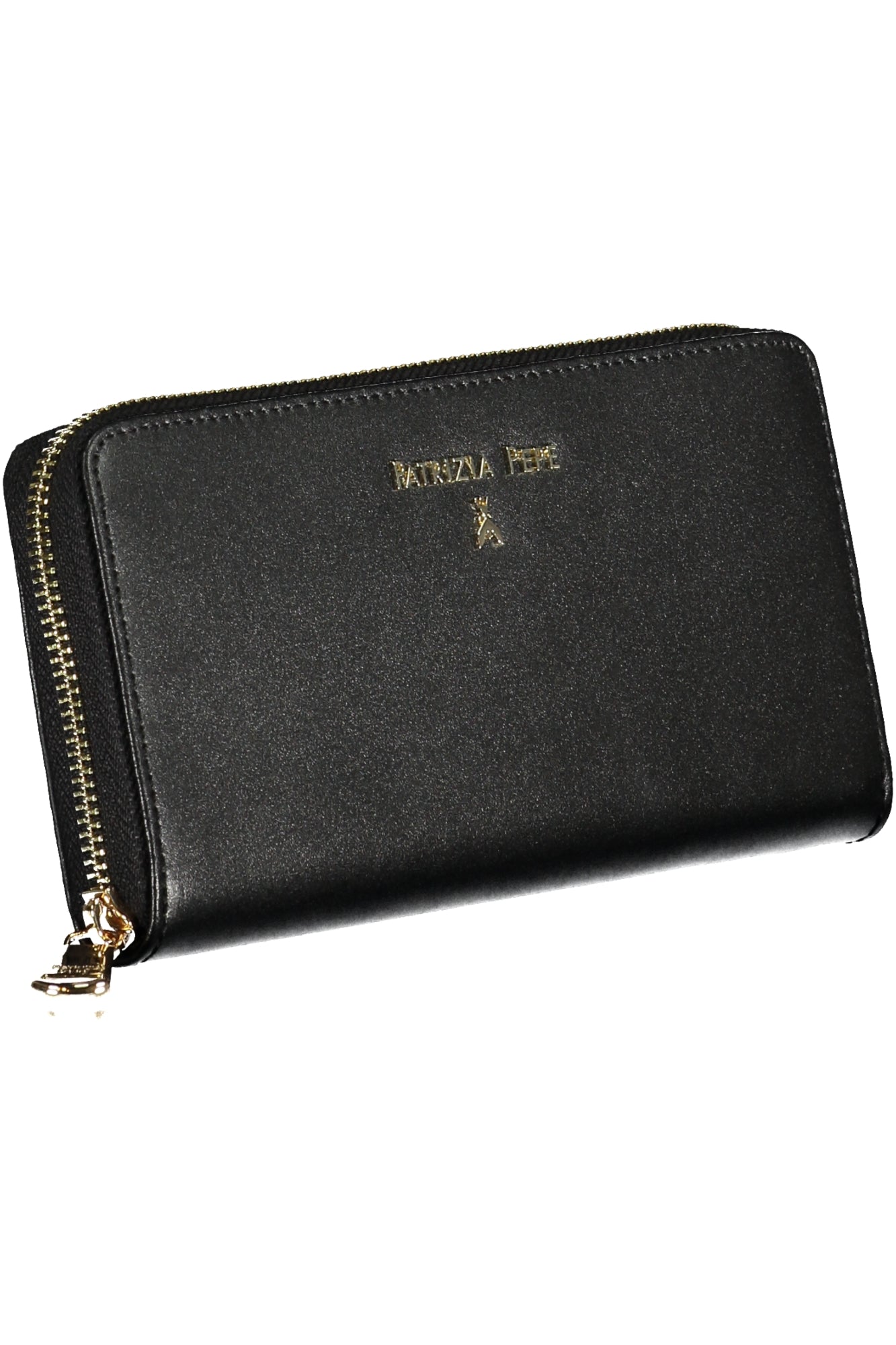 PATRIZIA PEPE Damenbrieftasche Schwarz – Elegante Geldbörse aus 100% Leder Schwarz