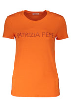 PATRIZIA PEPE DAMEN KURZARM T-SHIRT ORANGE