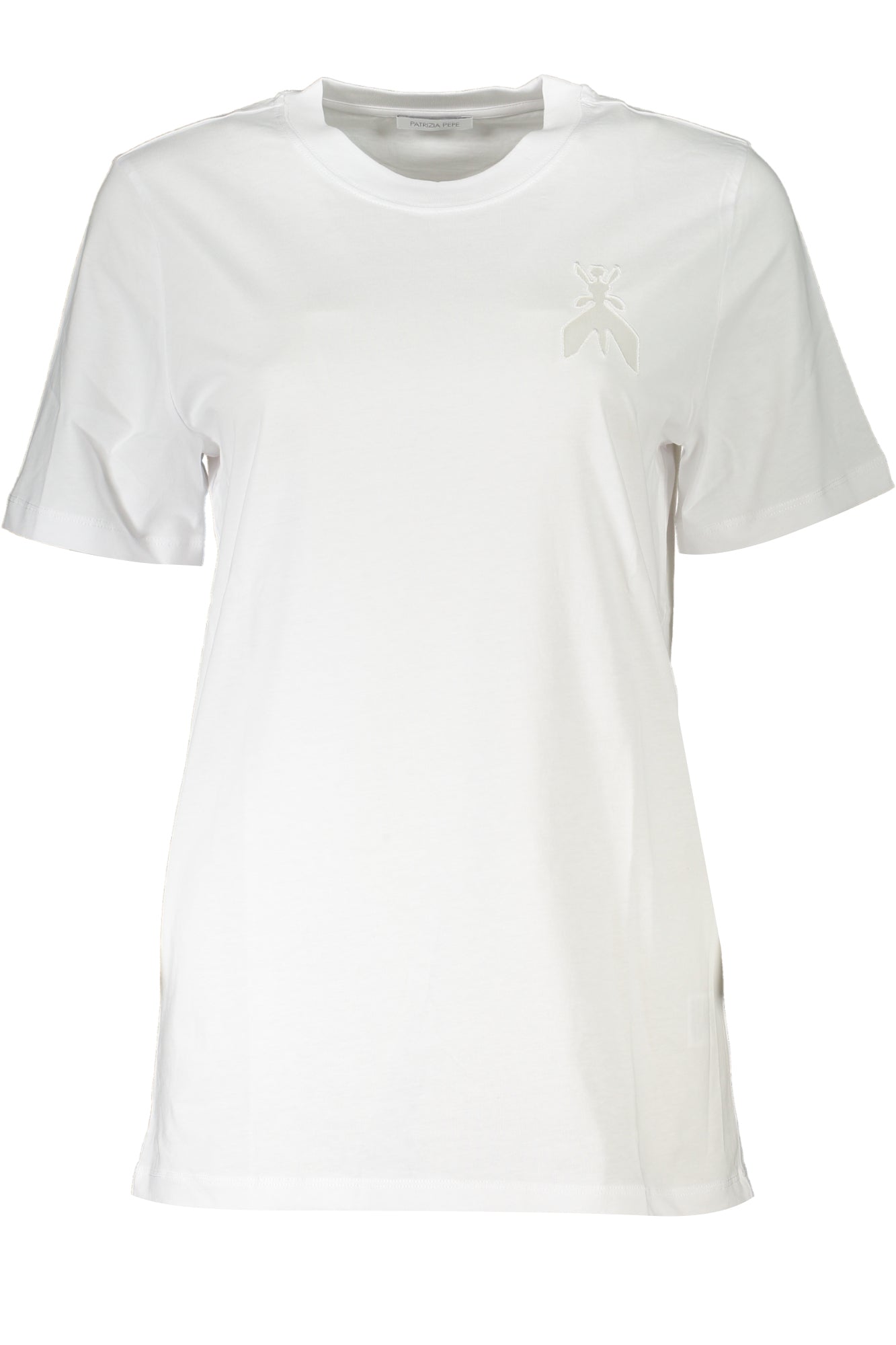 PATRIZIA PEPE DAMEN KURZARM T-SHIRT WEISS