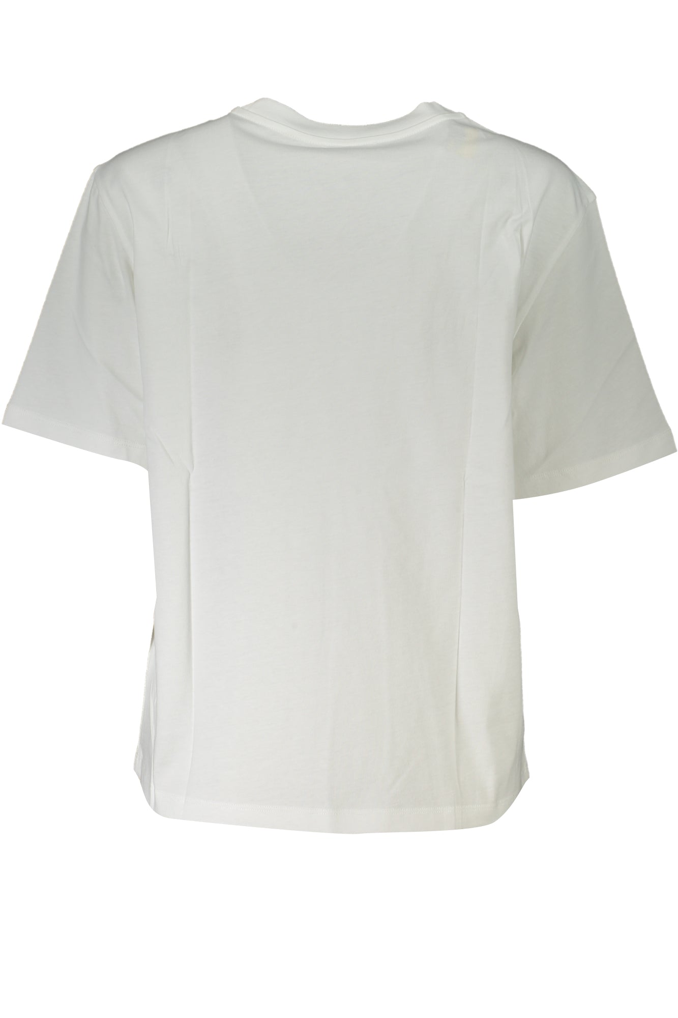 PATRIZIA PEPE Damen T-Shirt Schwarz – Kurzarm mit Strass-Applikation | Bio-Baumwolle Weiß