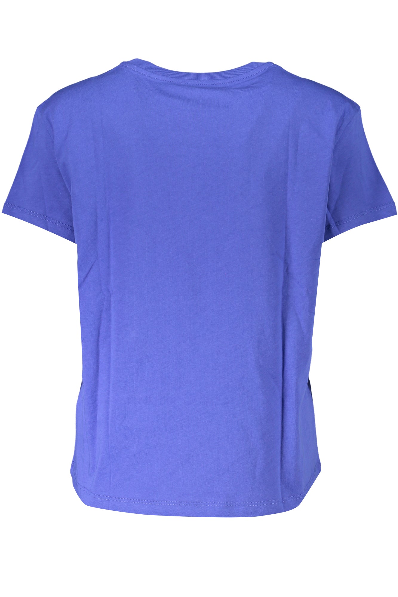 PATRIZIA PEPE Damen T-Shirt Schwarz – Kurzarm aus Bio-Baumwolle | soulluna.de Blau