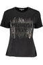 PATRIZIA PEPE DAMEN KURZARM T-SHIRT SCHWARZ