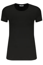 PATRIZIA PEPE DAMEN KURZARM T-SHIRT SCHWARZ