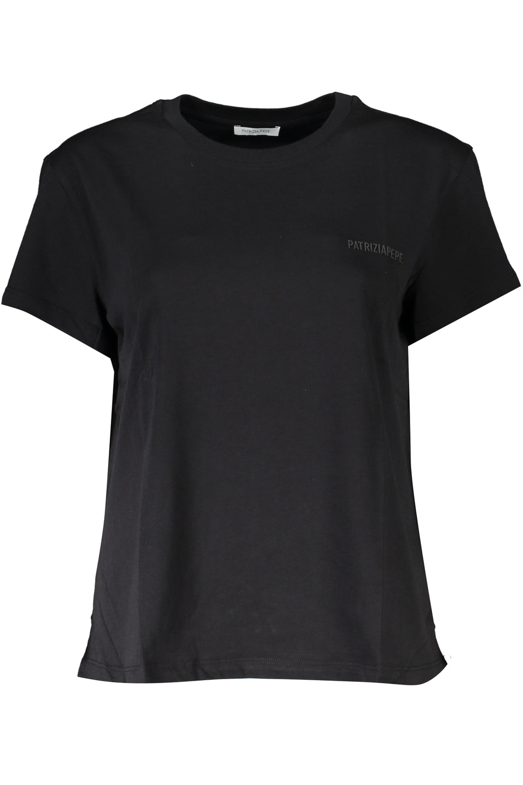 PATRIZIA PEPE DAMEN KURZARM T-SHIRT SCHWARZ