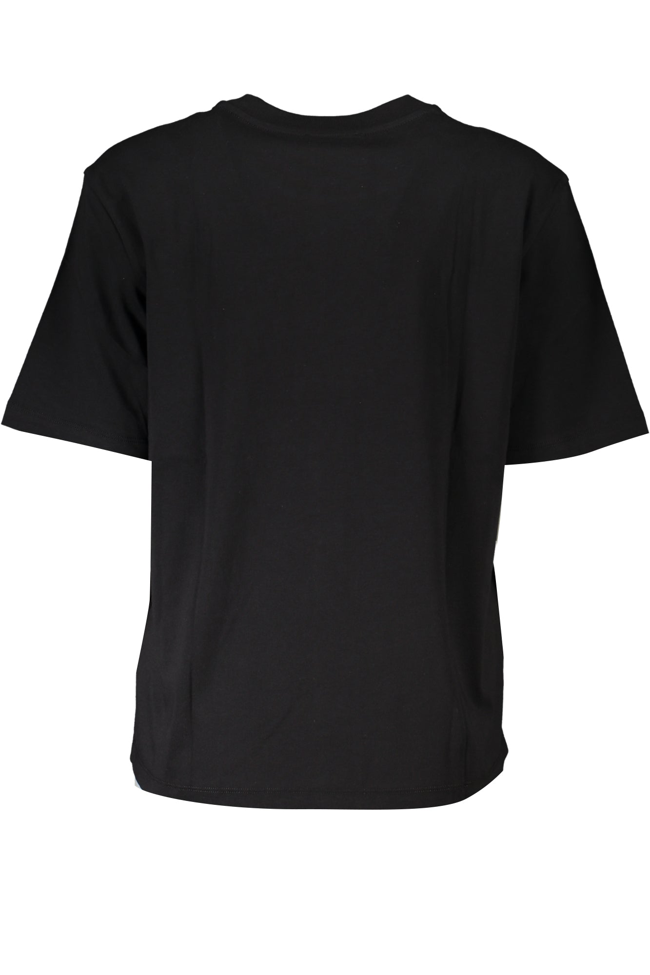 PATRIZIA PEPE Damen T-Shirt Schwarz – Kurzarm mit Strass-Applikation | Bio-Baumwolle Schwarz