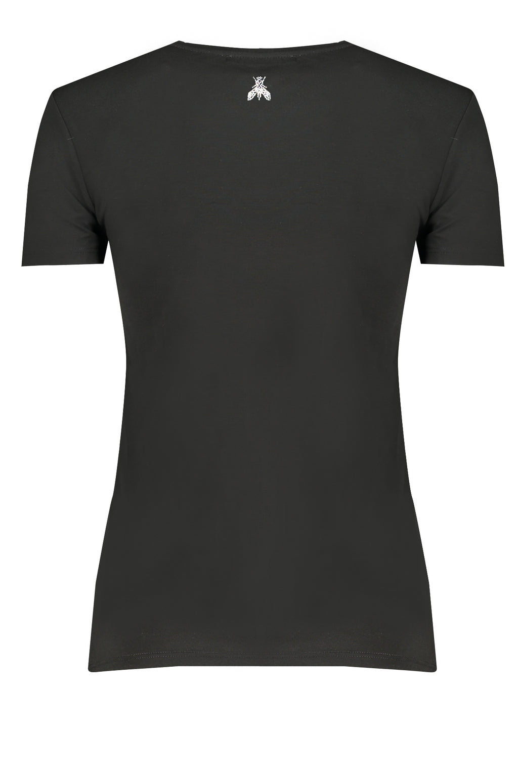 PATRIZIA PEPE DAMEN KURZARM T-SHIRT SCHWARZ