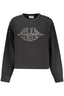 Pepe Jeans Damen Schwarzes Sweatshirt Mit Reissverschluss Schwarz