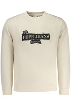 PEPE JEANS HERREN-SWEATSHIRT, BEIGE, MIT REISSVERSCHLUSS