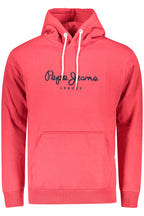 PEPE JEANS HERREN ROTES SWEATSHIRT MIT REISSVERSCHLUSS