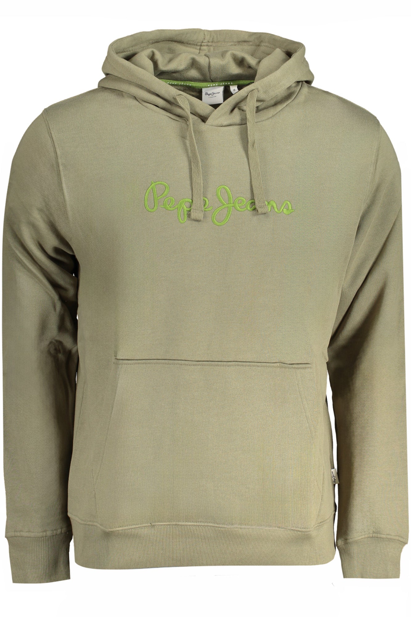 Pepe Jeans Sweatshirt Herren mit Reißverschluss – Kapuze aus Bio-Baumwolle Grün