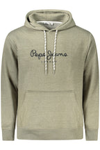 PEPE JEANS HERREN-SWEATSHIRT MIT ZIP, GRÜN