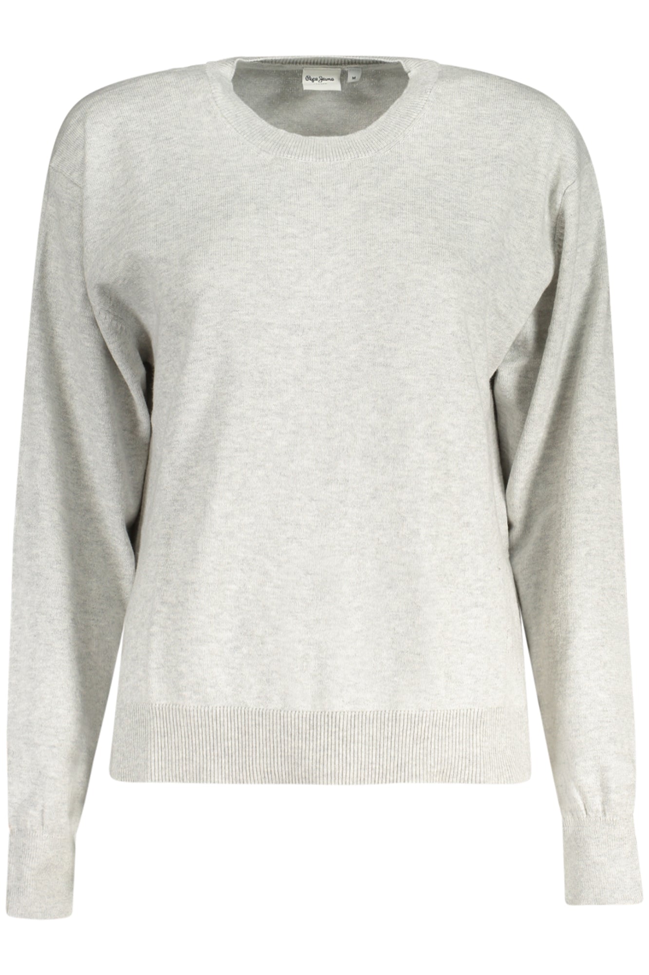 Pepe Jeans Damen-Pullover Grau – Langarm mit Stickerei | soulluna.de Grau Hauptbild