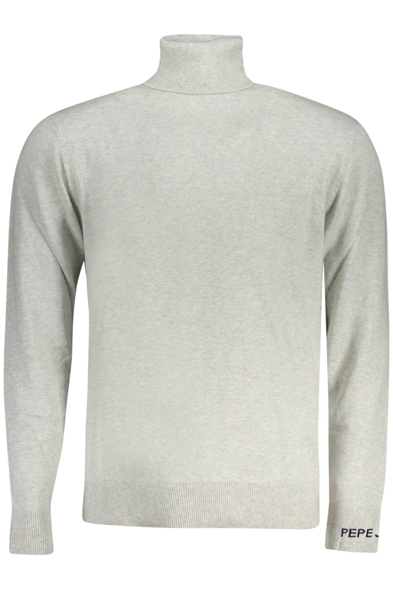 Pepe Jeans Pullover Herren – Schwarzer Rollkragen mit Logo-Stickerei für Herbst/Winter Grau