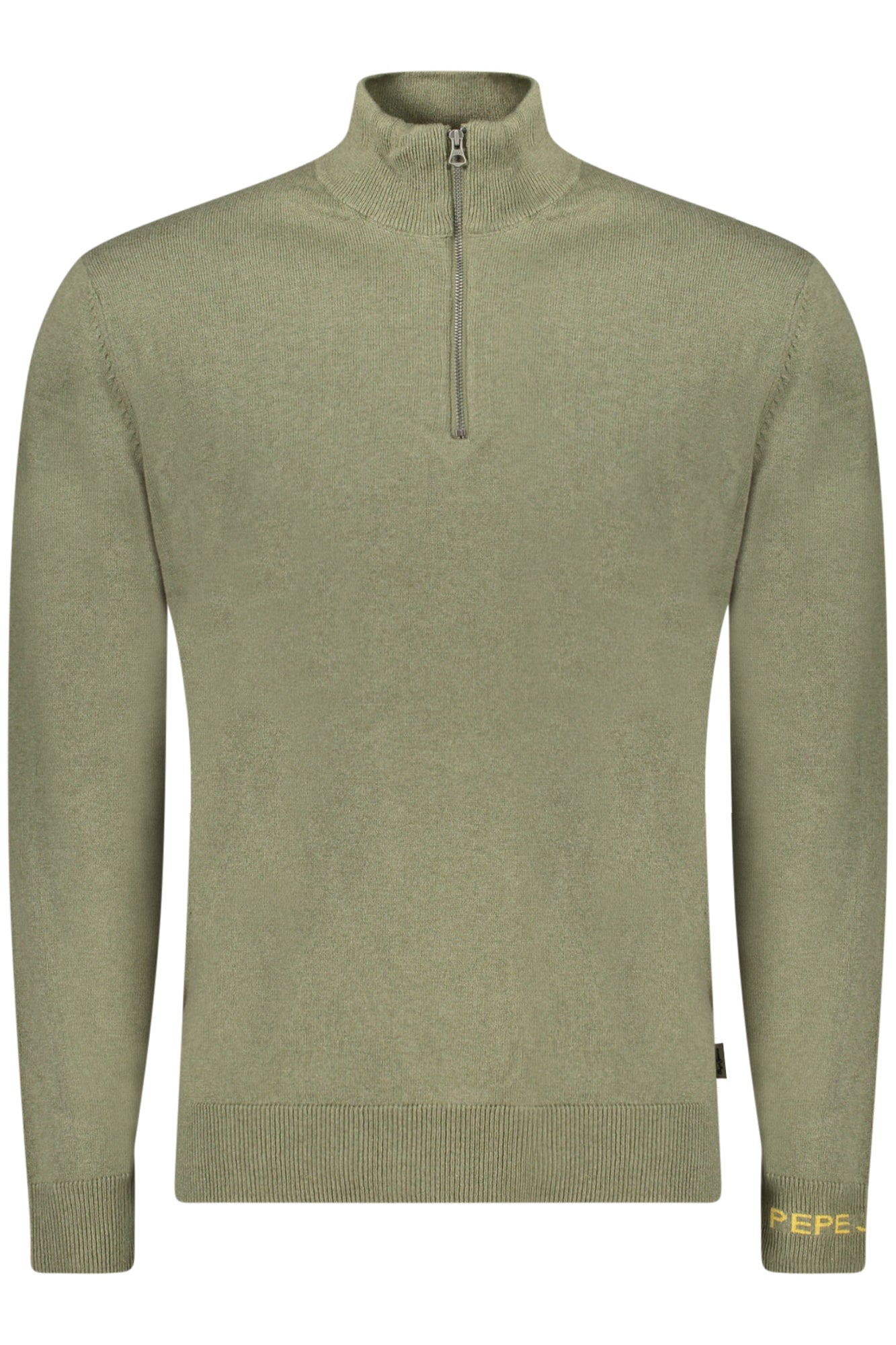 Pepe Jeans Pullover Herren – Grüner Langarmpullover mit Halb-Reißverschluss für Herbst/Winter Grün