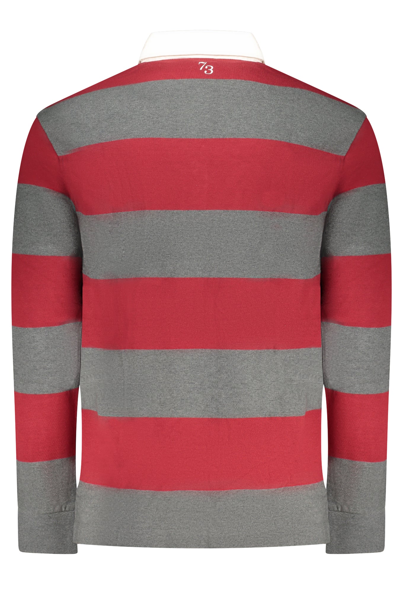Pepe Jeans Poloshirt Herren mit langen Ärmeln – Rot, gestreift, 100% Baumwolle Rot