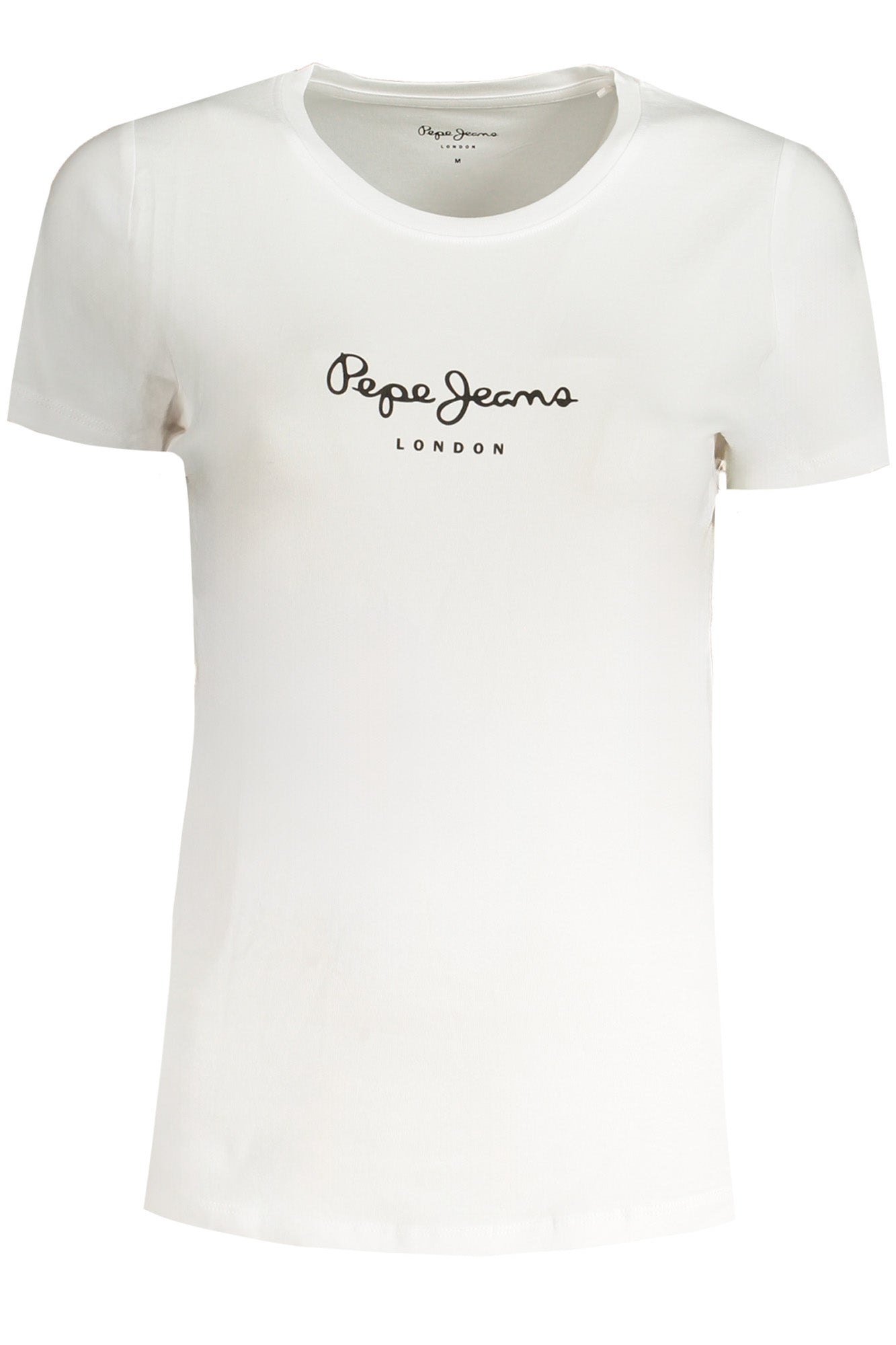 Pepe Jeans Damen T-Shirt Weiß – Nachhaltige Baumwolle mit Logo-Print Weiß