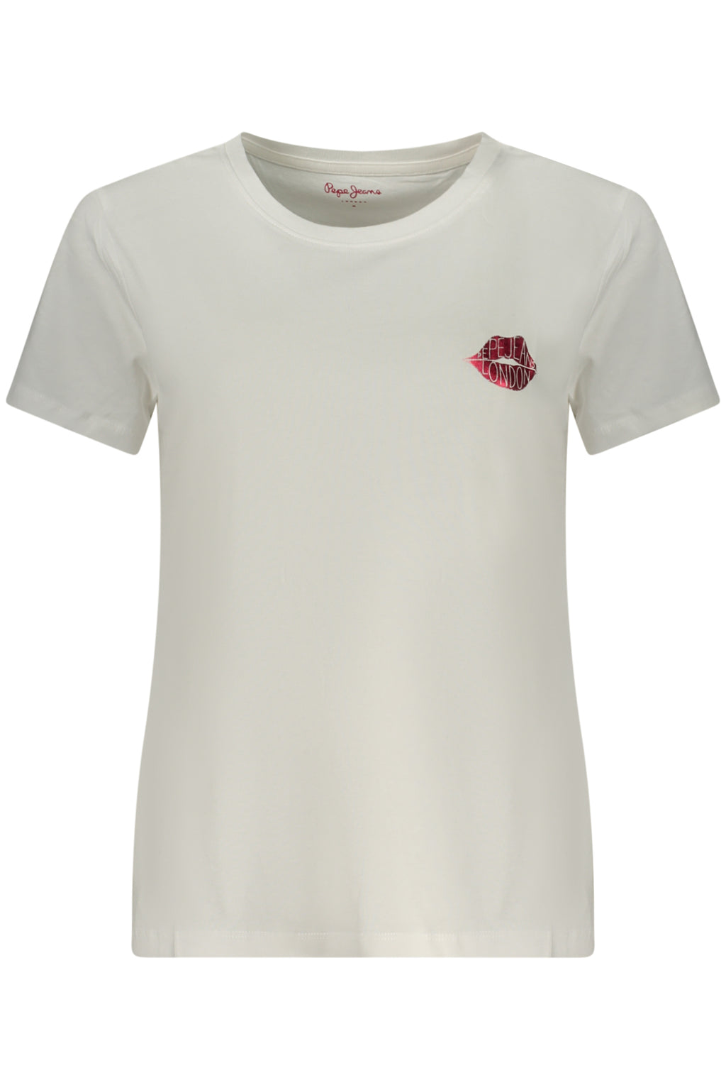 PEPE JEANS DAMEN KURZARM-T-SHIRT WEISS