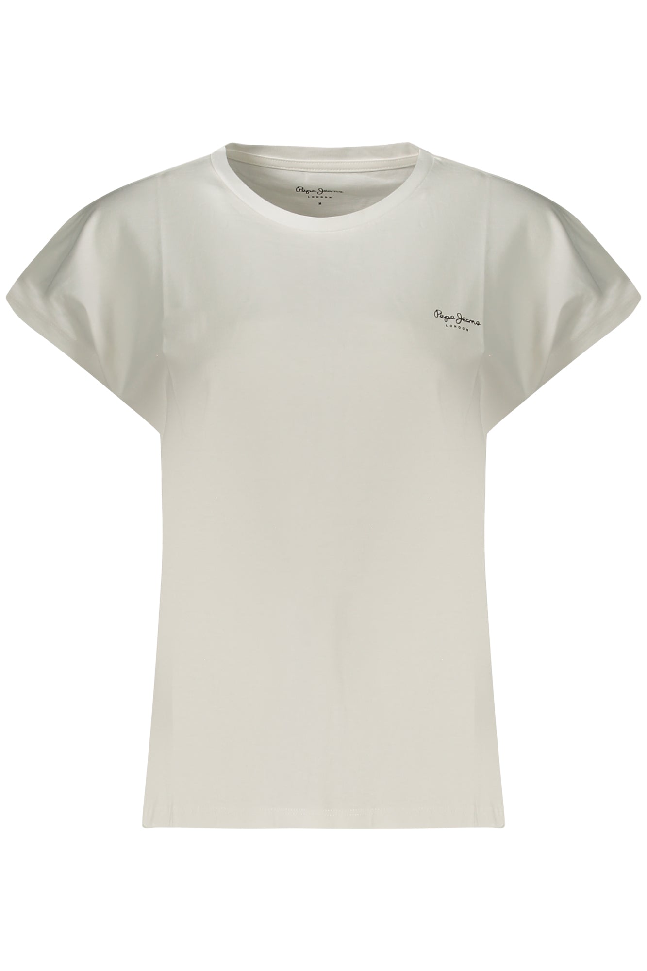 Pepe Jeans Damen Kurzarm-T-Shirt Weiss Weiß