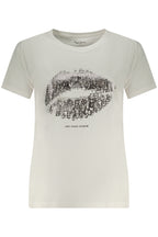 PEPE JEANS DAMEN KURZARM-T-SHIRT WEISS