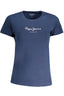 PEPE JEANS DAMEN KURZARM T-SHIRT BLAU