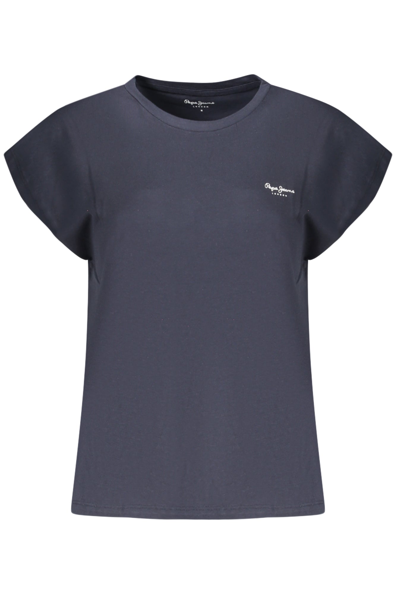 Pepe Jeans Damen Kurzarm-T-Shirt Weiss Blau