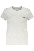 PEPE JEANS DAMEN KURZARM T-SHIRT, GRAU