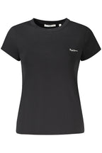 PEPE JEANS DAMEN KURZARM T-SHIRT SCHWARZ