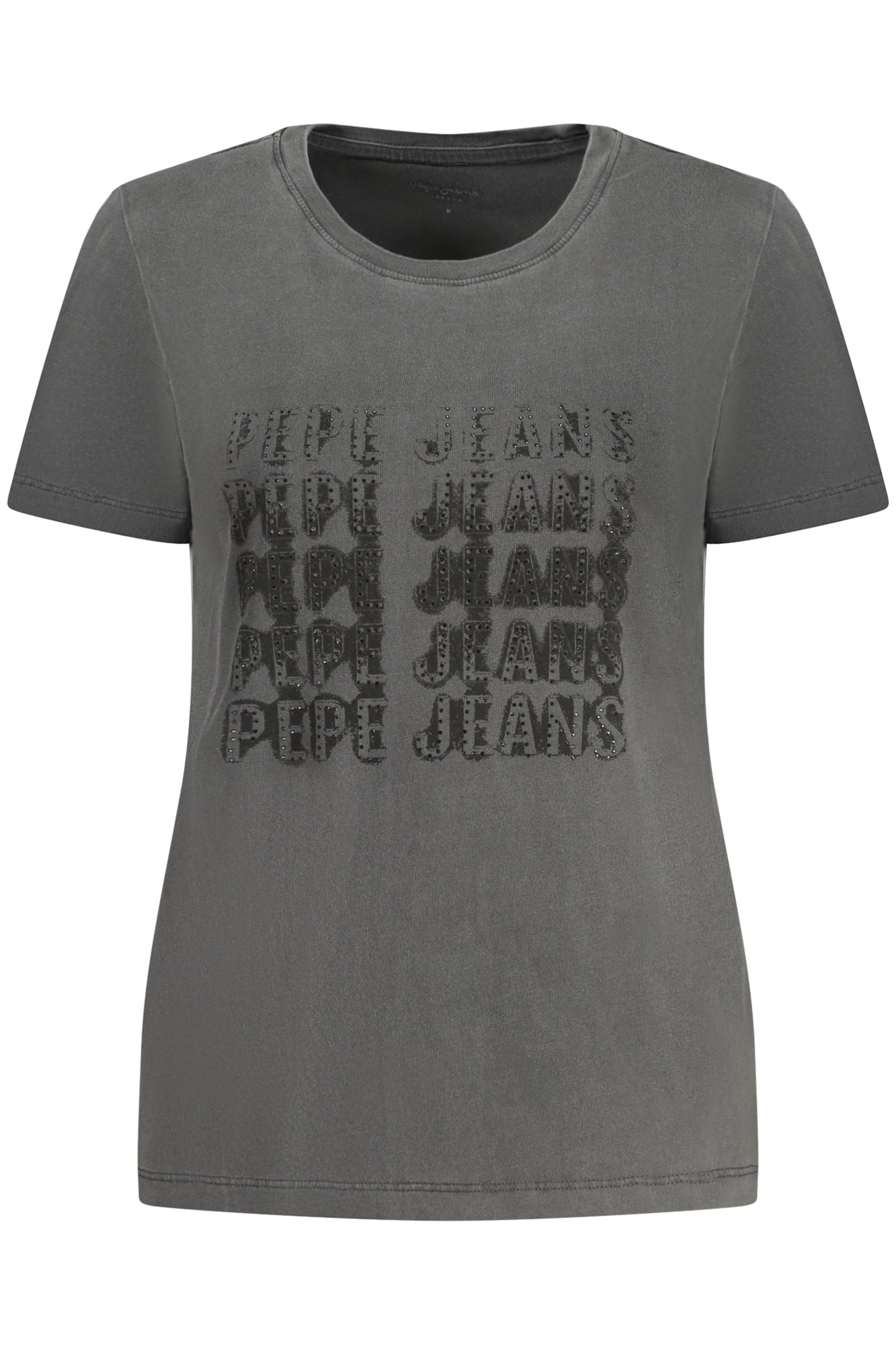 Pepe Jeans Damen Kurzarm-T-Shirt Schwarz Schwarz Hauptbild