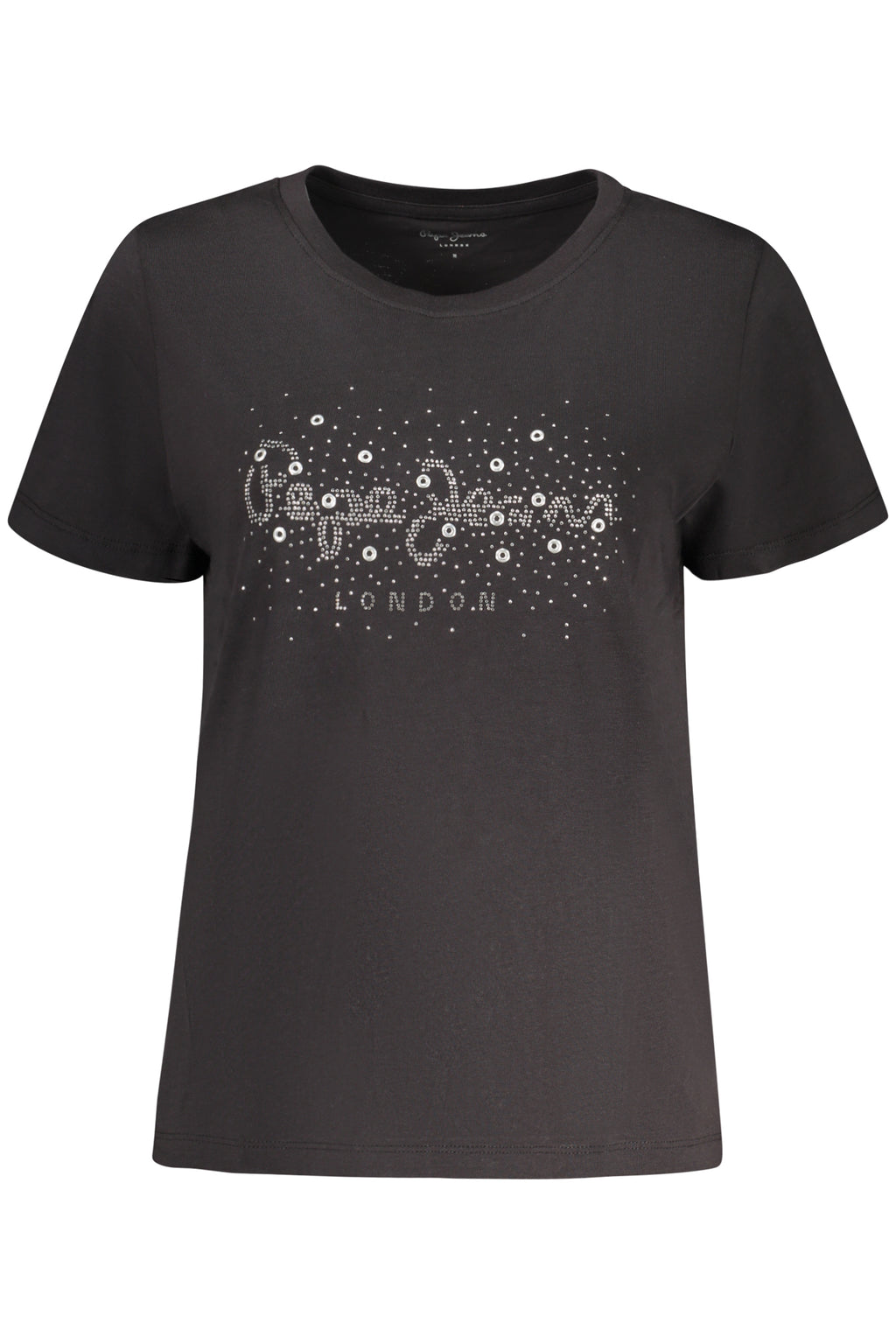 PEPE JEANS DAMEN KURZARM-T-SHIRT SCHWARZ