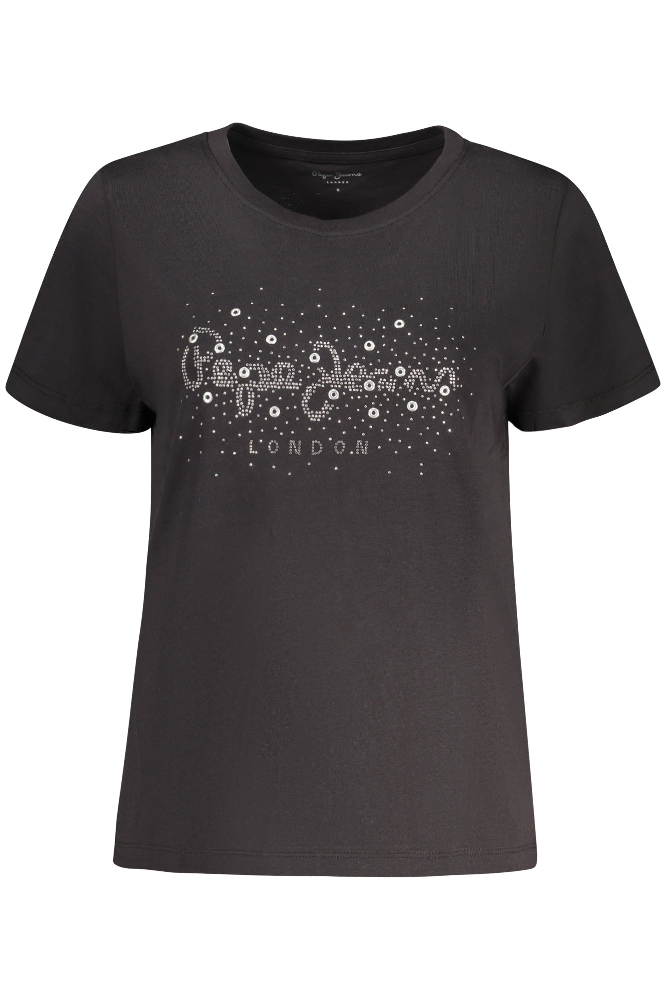 PEPE JEANS DAMEN KURZARM-T-SHIRT SCHWARZ