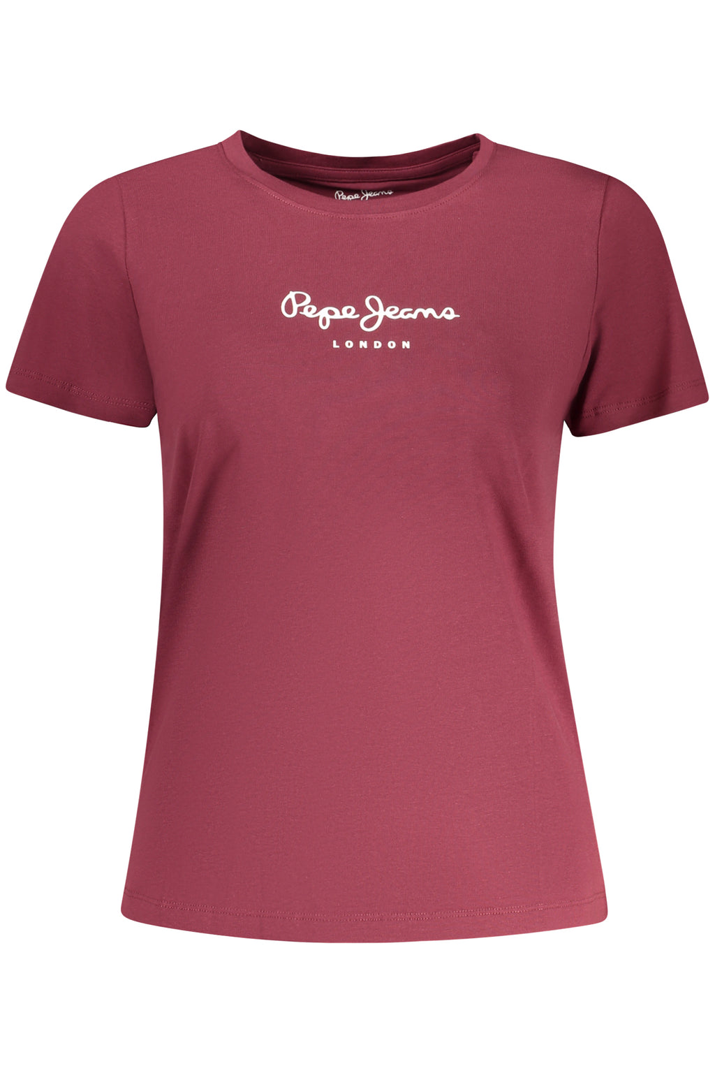 PEPE JEANS DAMEN-T-SHIRT MIT KURZEN ÄRMELN, ROT