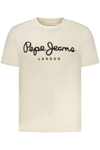 PEPE JEANS Herren-T-Shirt mit kurzen Ärmeln, Beige