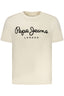 PEPE JEANS Herren-T-Shirt mit kurzen Ärmeln, Beige