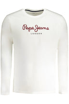 PEPE JEANS Herren Langarmshirt Weiß