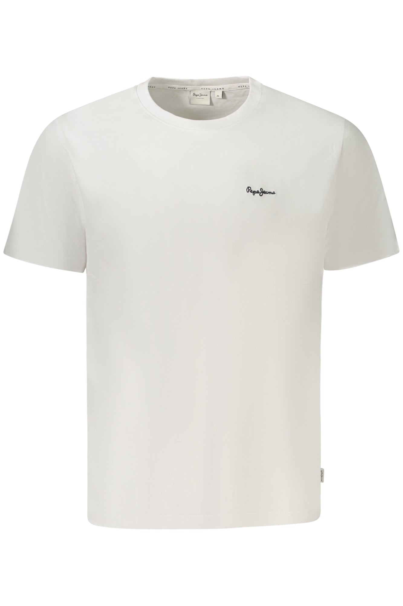 Pepe Jeans T-Shirt Herren – Weißes Kurzarm-Shirt mit Logo-Stickerei Weiß