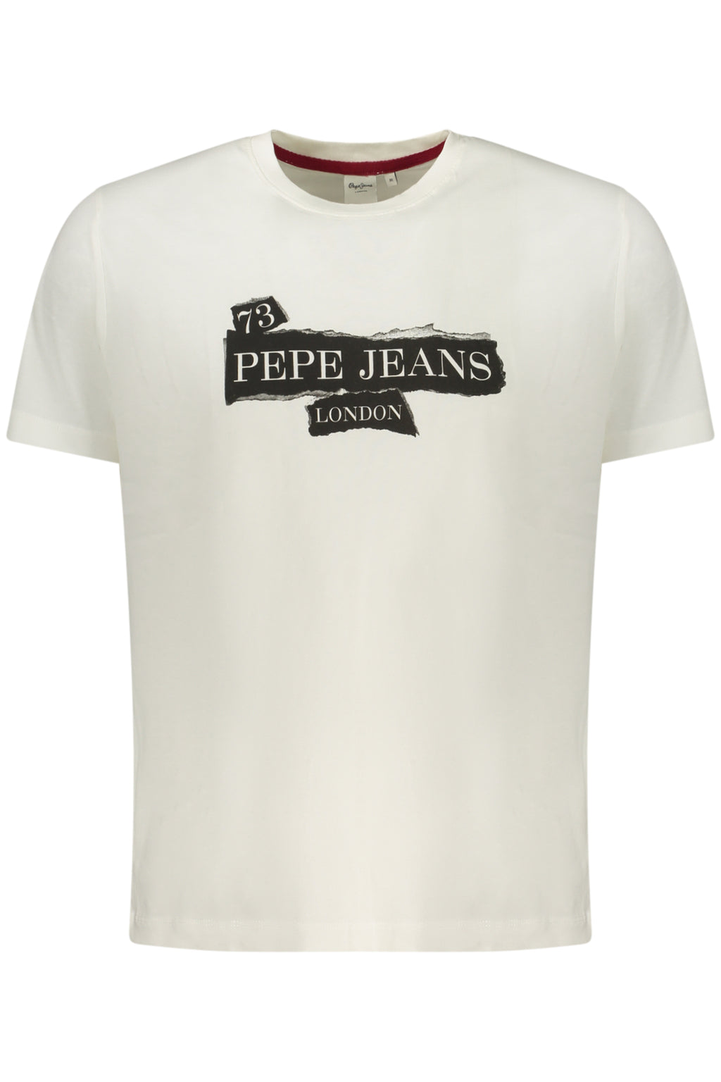 PEPE JEANS Herren Kurzarm-T-Shirt Weiß