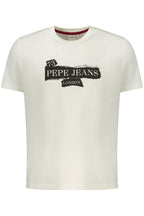 PEPE JEANS Herren Kurzarm-T-Shirt Weiß